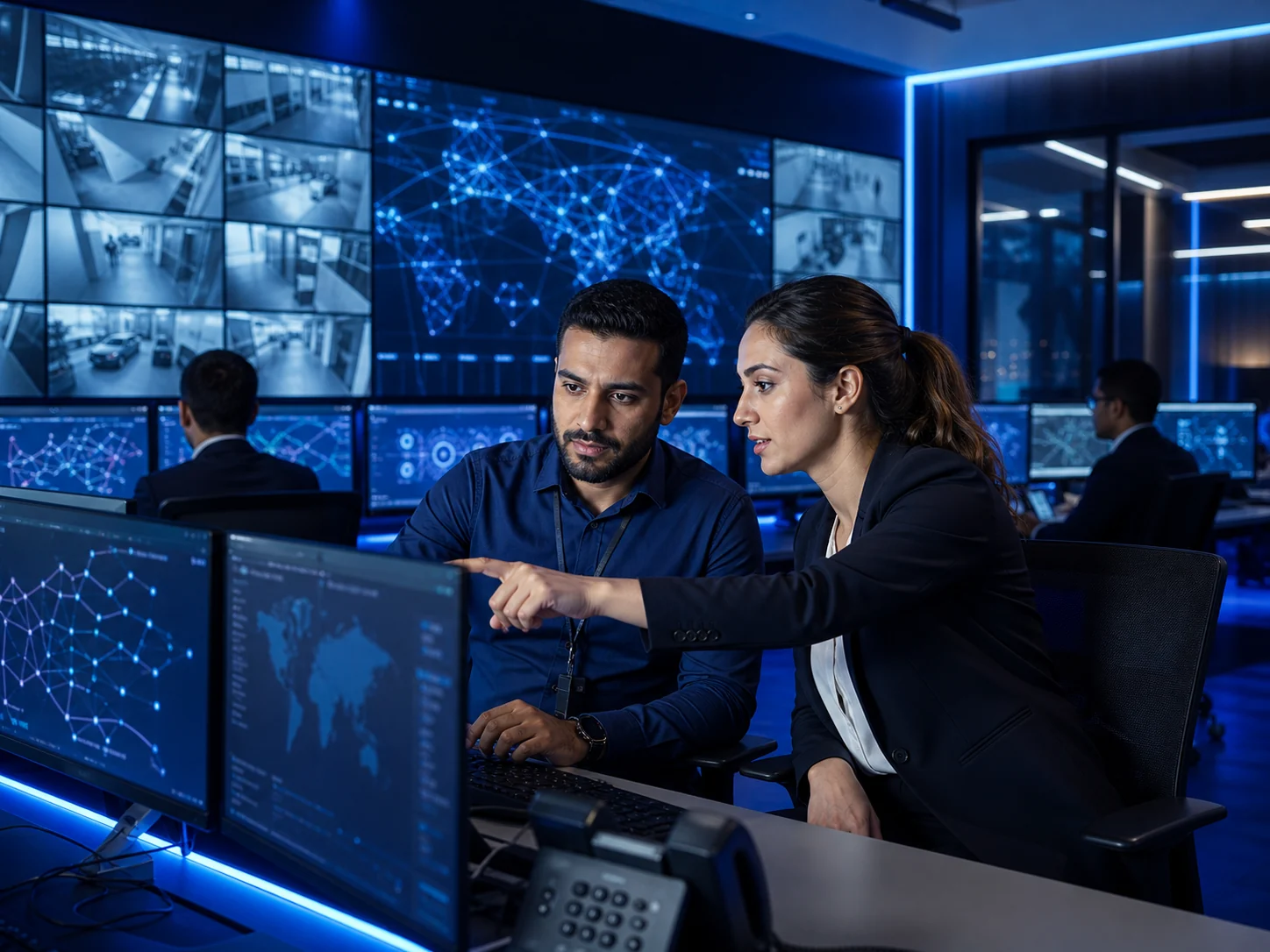 Cybersecurity and CCTV monitoring